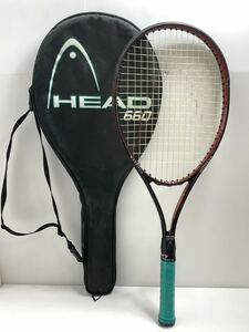 ヘッドポラリス660テニスラケットダブルパワーウェッジ HEAD POLARIS DOUBLE POWER WEDGE ソフトケース付き　中古　