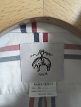 USA製　BLACK FLEECE BY Brooks Brothers　ブラックフリース　シャツ　BB1　トリコロールカラー　チェック柄　BD　オックスフォード_画像3