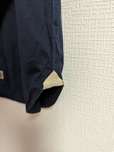 LUIGI BORRELLI　ルイジボレッリ　シャツ　LUXURY VINTAGE　ニットシャツ　ジャージー素材　ネイビー　イタリア製_画像8