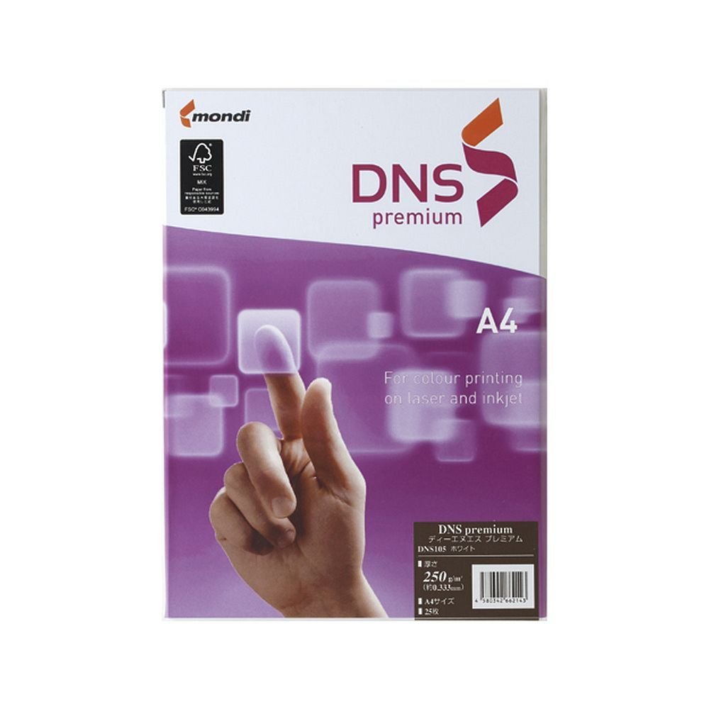 コピー用紙 DNS premium A4 250g/m2 24枚 DNS105 