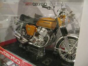 即決可☆ok蔵出し★絶版アオシマ1/12ホンダCB750FOUR ゴールドメタ☆