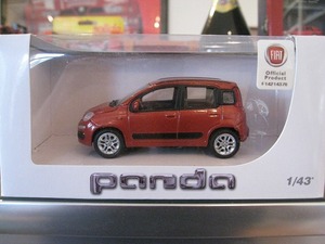 即決可★モンドモータース FIAT純正ディーラー販売1/43FIATパンダ オレンジメタ☆