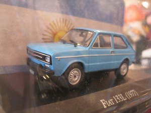 New★海外販売エデイコラ1/43★希少車FIAT133L 1977 ブルー フィアット133L☆