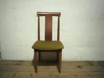 タI0720◆北欧デザインの古い木製チェア◆椅子 イス ダイニング カフェ アトリエ インテリア ビンテージL笹1_画像9