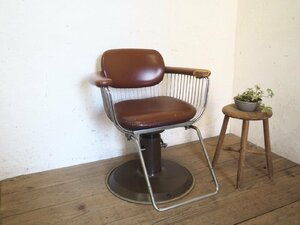 ta load J0964*⑨ Vintage * height adjustment possibility * Mid-century . bar bar chair * industry series that time thing cut chair chair floor shop retro O(yaC) garden 