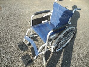 カワムラ車椅子　KR801N-S-R／ （自走用）／ノーパンクタイヤ（^00XE18BR