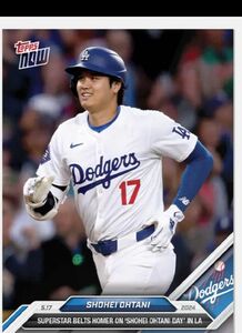 大谷翔平 Topps now