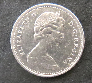 カナダ １０セント 1973年