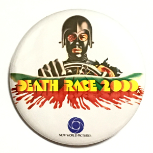 デカ缶バッジ 57mm デスレース2000年 Death Race2000　シルヴェスター・スタローン 　ロジャー・コーマン