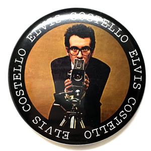 デカ缶バッジ 58mm Elvis Costello & the Attractions This Year's Model エルビスコステロ pub Rock パブロック Nick Lowe