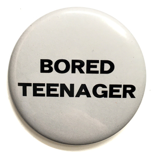 デカ缶バッジ 58mm BORED TEENAGER The Adverts アドヴァーツ Punk 