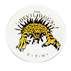 デカ缶バッジ 5.8cm Devil Dogs デヴィルドッグス FTW Garage Punk Power Pop ガレージパンク パワーポップ