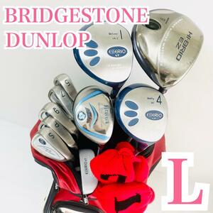 初心者おすすめ レディース 一流メーカー ゴルフセット クラブ 入門 やさしい ブリヂストン BRIDGESTONE DUNLOP ダンロップ 女性用 FILA