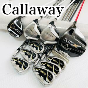 Callaway XHOT LEGACY BLACK V WARBIRD 本格 キャロウェイ エックスホット レガシー ブラック ウォーバード アイアン クラブセット ウッド