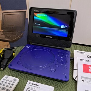 【ジャンク品】REGZA　ポータブルDVDプレーヤー　SD-P76SL