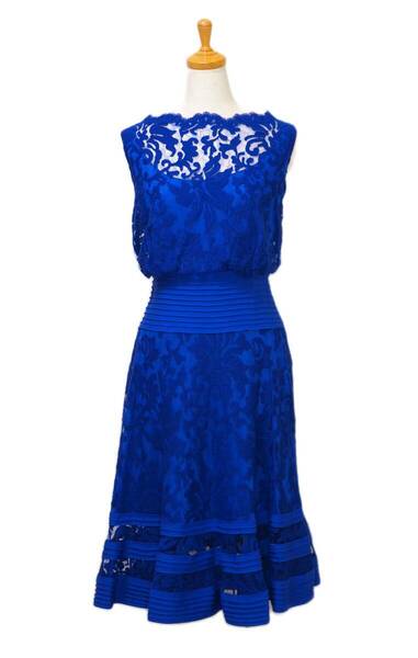 TADASHI SHOJI　タダシショージ　ROYAL BLUE　ワンピース　「６ 」/ １１号程度