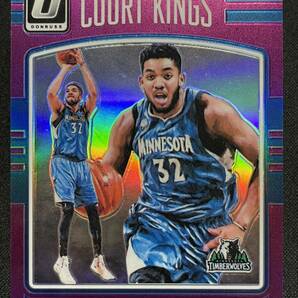 panini NBA カード カールアンソニータウンズ purple prizm court kings Optic の画像1