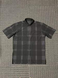 BLACK LABEL CRESTBRIDGE 三陽商会 ブラックレーベルクレストブリッジ 半袖シャツ BLACK 黒 Mサイズ shirt 