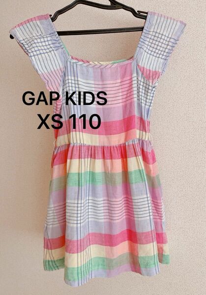 GAP KIDS ギャップ XS（4-5）110 フリル ワンピース 