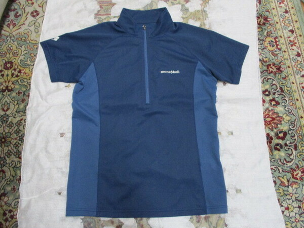 montbell　M　クールショートスリーブジップシャツ　レディース　ウイックロンクール　クール　夏用　半袖