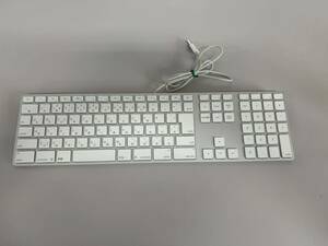 L276)Apple純正 日本語配列 USBキーボード ★ Apple Keyboard A1243 JIS テンキー付 動作確認済