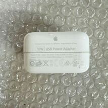 * 純正 Apple アップル USB充電器 10W USB Power Adapter ホワイト 白 A1357 5.1V 2.1A ACアダプタ　電源アダプタ 2個セット_画像2