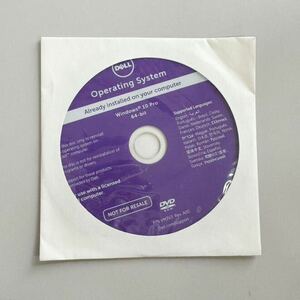 *DELL Operating System DVD recovery disk install media OS Windows 10 Pro 64bit