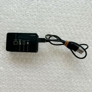 エレコム メモリカードリーダー USB Type-C＆USB-A両対応 直挿しタイプ SDHC SD＋microSD USB 5Gbps ブラッ