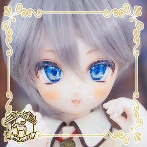 Art hand Auction Ema DDH-28 Semi-white skin Custom head + Shippo glass eyes, doll, Character Doll, Dollfie Dream, parts