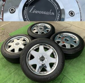 2023年製★ BS製 Lowenzahn 17インチ ホイール & 215/60R17 BRIDGESTONE REGENO GRVIIラジアルタイヤ 4本セット★240516