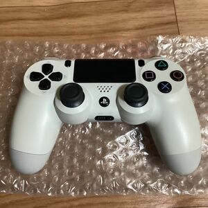 ps4コントローラー デュアルショック4 ホワイト ZCT1J 動作確認済【初期保証有】