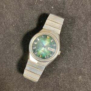 1円〜/SEIKO/セイコー/LM/ロードマチック/デイデイト/グリーン文字盤/腕時計メンズ/自動巻き/5206-6100/現状稼働品/中古