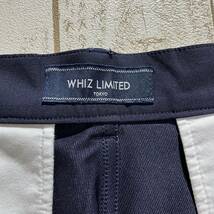 【WHIZ LIMITED】ウィズリミテッド 奇抜デザイン クロップドパンツ ストレッチ Mサイズ ネイビー_画像7