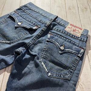 【TRUE RELIGION】トゥルーレリジョン JOEY フレアデニムパンツ ダメージ加工 32 MADE IN USA