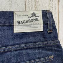 【BACKBONE】バックボーン インディゴ ストレートデニムパンツ Lサイズ 日本製 ジーンズ_画像10