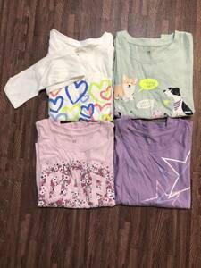 【未使用】女の子KIDS XL GAP Tシャツ3枚 ロンT1枚