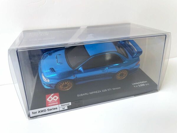 ★限定★京商ミニッツオートスケール★スバル インプレッサ22B-STi Version★クロームブルー★MZP457CBL★ボディ