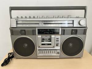 [2391] secondhand goods Aiwa AIWA CS85X radio-cassette Showa Retro Junk 