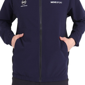 2024年 春夏モデル 1円～【新品】DESCENTE MOVESPORT AIRY TRANSFER TOUGH ライトリップ 上下セット(size：M color：NVBK/NV) の画像4