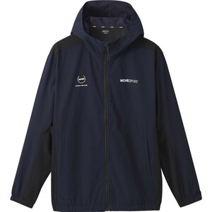 2024年 春夏モデル 1円～【新品】DESCENTE　MOVESPORT AIRY TRANSFER TOUGH ライトリップ 上下セット(size：L color：NVBK/NV) 