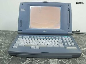 B6075M FUJITSU 富士通 日本語ワープロ OASYS LX-4500NT Plus ジャンク 通電ok