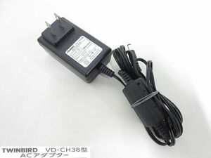 S2803R ツインバード 防水ポータブルDVDプレーヤー用 VD-CH38型 9V 1.5A ACアダプター 動作品