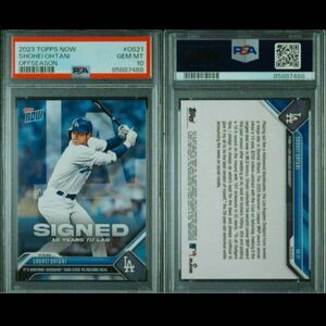 大谷翔平　PSA10 入団記念　TOPPS