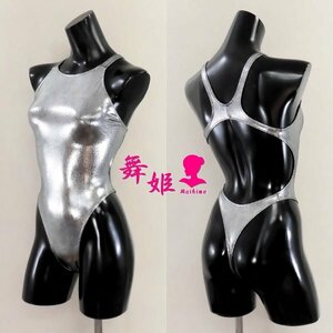 (035X4L-Z03).. swimsuit type T-back specification ( Misty gunmetal )