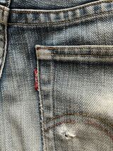 [送料込] Levi’s リーバイス ジーンズ デニム ジーパン LeVI’S PReMIUM Lot 510 W33 L33 綿100% 牛革ラベル_画像3