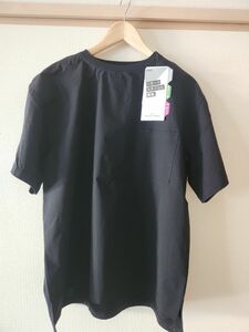 半袖 Tシャツリモート　在宅　カジュアルオフィス BODY WILD ボディワイルド グンゼ BDP183　M　黒