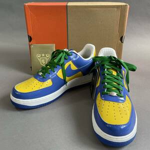 MS1087 未使用 NIKE ナイキ AIR FORCE1 PREMIUM エアフォース1プレミアム WORLD CUP 2006 BRAZIL ブラジル 309096 441 28cm 栞・箱付き