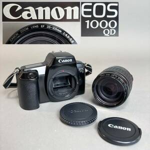 YM220 一部動作確認 Canon キヤノン EOS 1000QD フィルムカメラ ZOOM LENS EF 35-105mm 1:4.5-5.6 レンズ オートフォーカス 一眼レフ