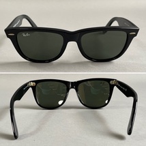 MS1124 Ray-Ban レイバン WAYFARER ウェイファーラー RB2140-A 901 54□18 3N サングラス ブラックフレーム ブラックグラス (検)フルリム_画像4