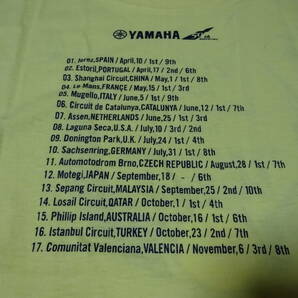 未使用 2006年モトGPサーキットグッズ？ ヤマハTシャツ Lサイズの画像7